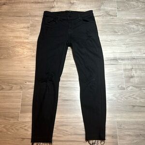 J Brand distressed black jeans size 29